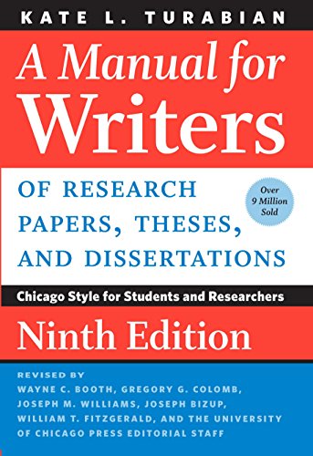A Manual for Writers of Research Papers, Theses, and Dissertations, Ninth Edition - Pdf